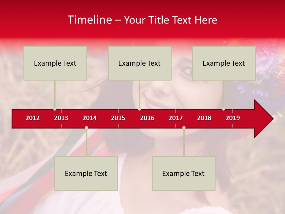 Slav Girl PowerPoint Template