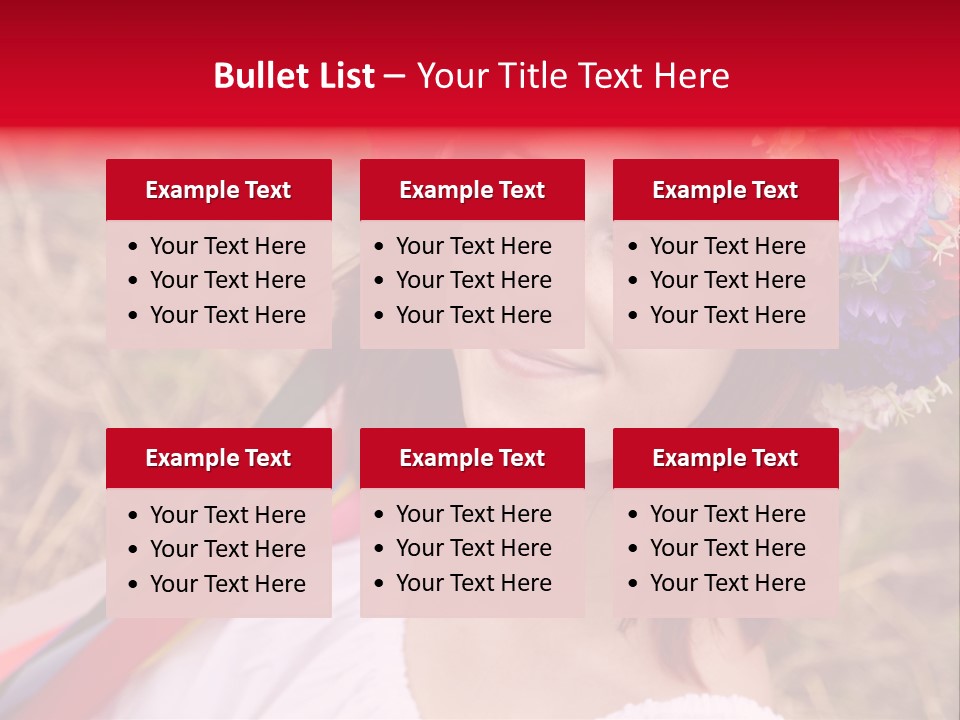 Slav Girl PowerPoint Template