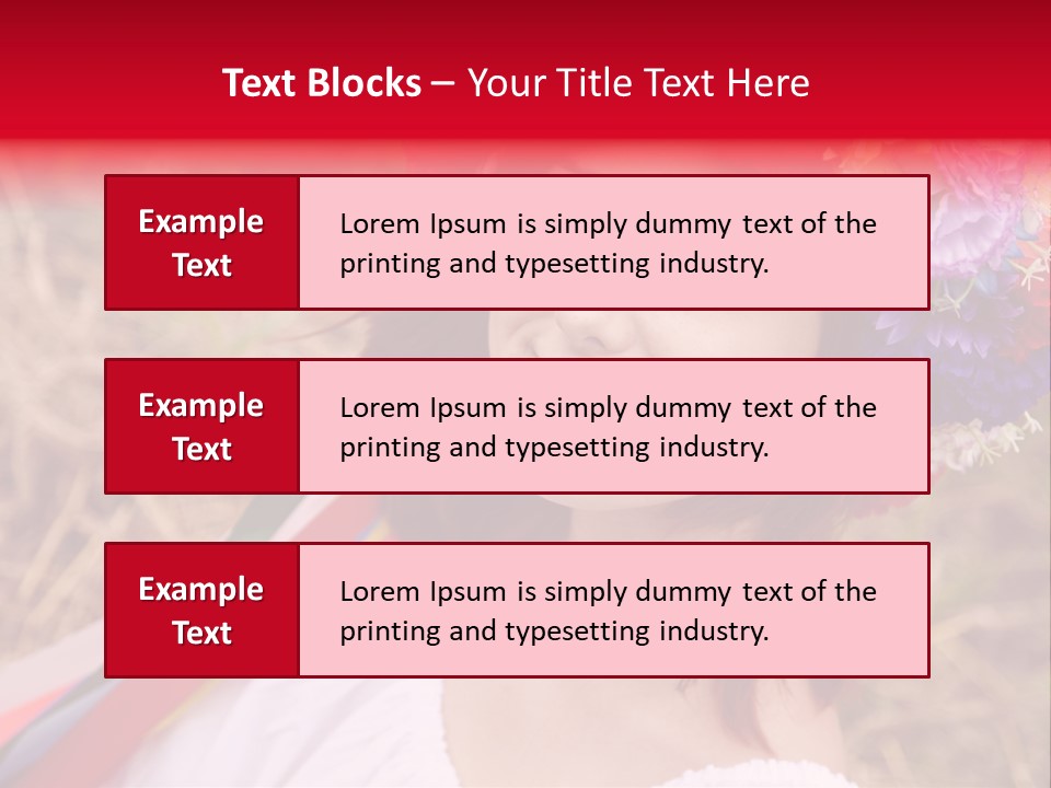 Slav Girl PowerPoint Template