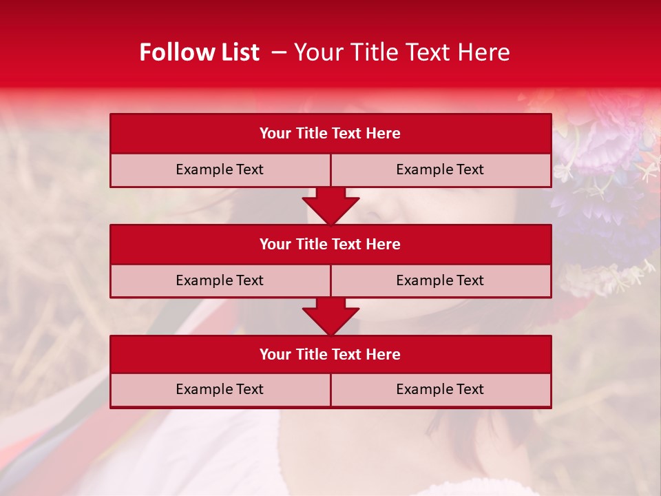 Slav Girl PowerPoint Template