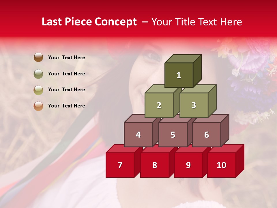 Slav Girl PowerPoint Template