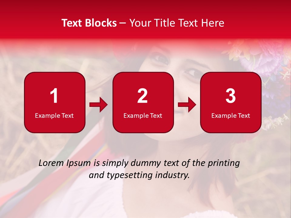 Slav Girl PowerPoint Template