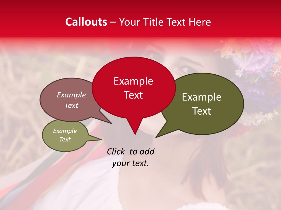 Slav Girl PowerPoint Template