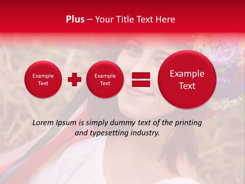 Slav Girl PowerPoint Template