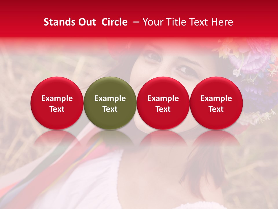 Slav Girl PowerPoint Template