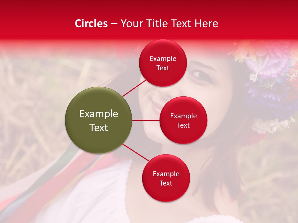 Slav Girl PowerPoint Template