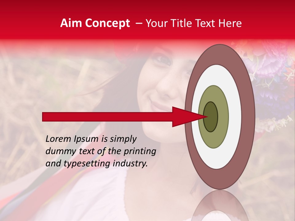 Slav Girl PowerPoint Template