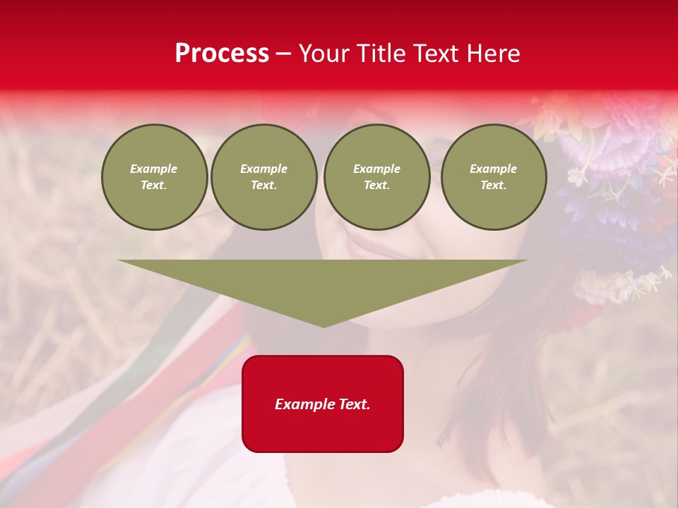 Slav Girl PowerPoint Template