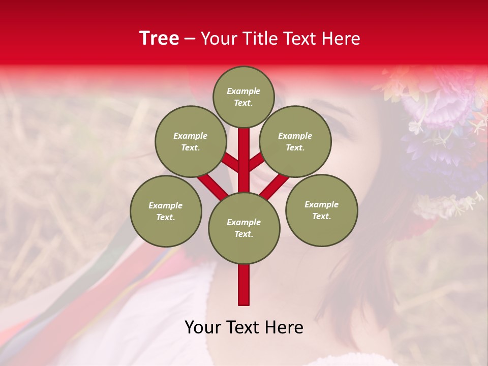 Slav Girl PowerPoint Template