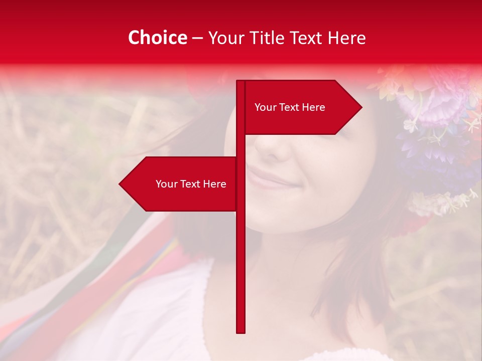 Slav Girl PowerPoint Template