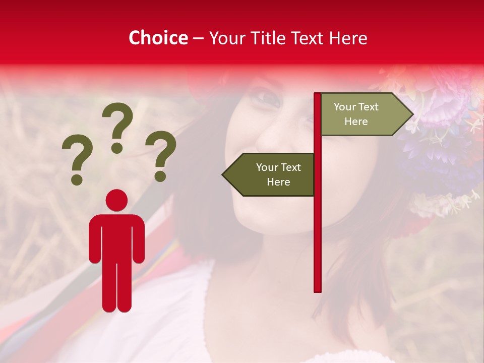 Slav Girl PowerPoint Template