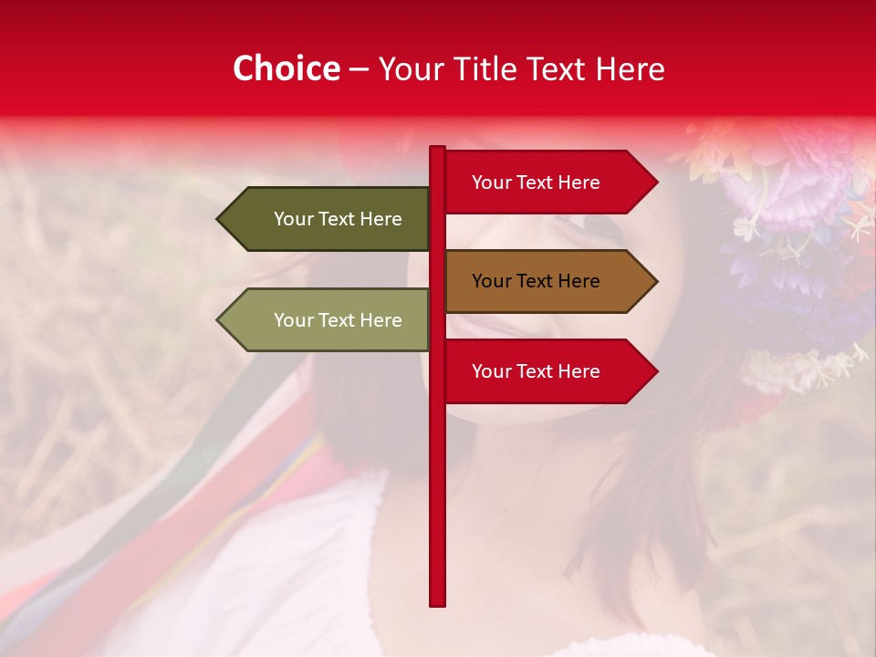 Slav Girl PowerPoint Template