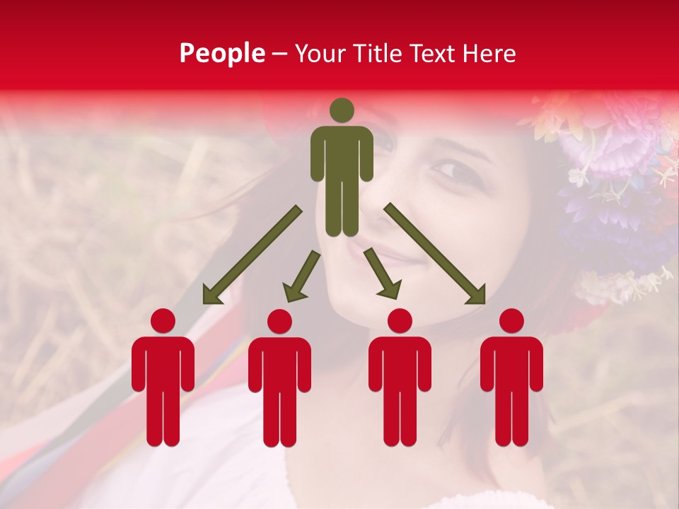 Slav Girl PowerPoint Template