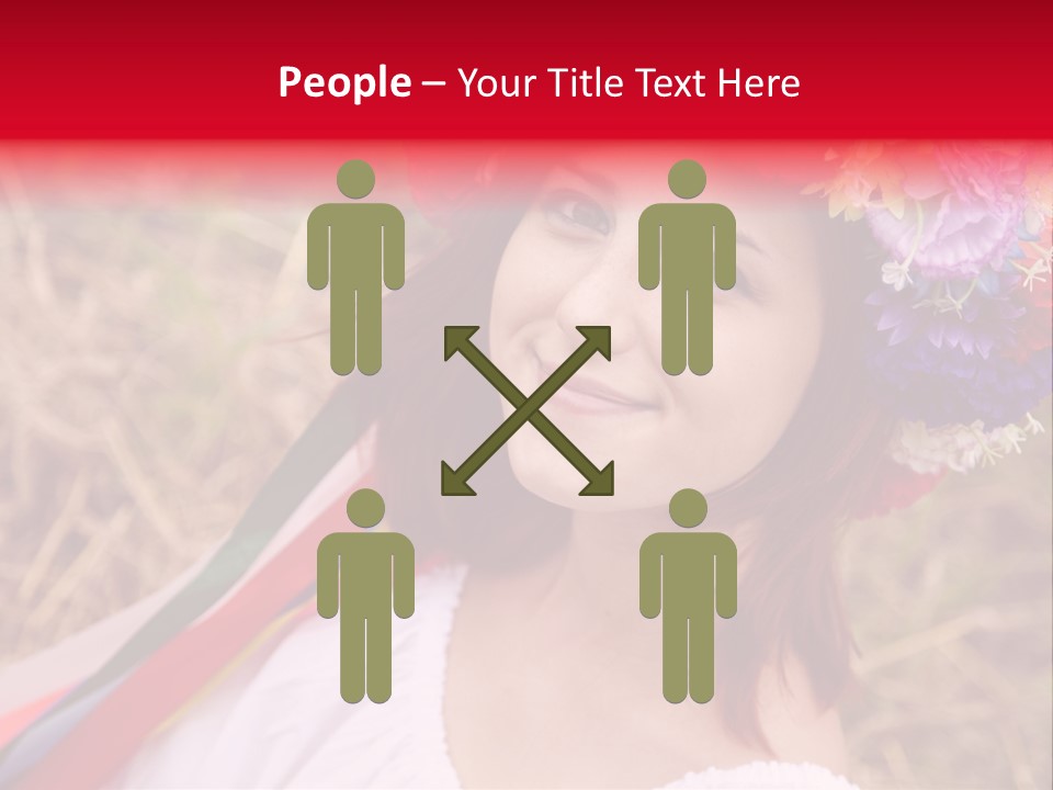 Slav Girl PowerPoint Template