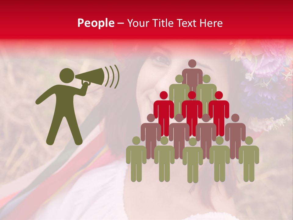 Slav Girl PowerPoint Template