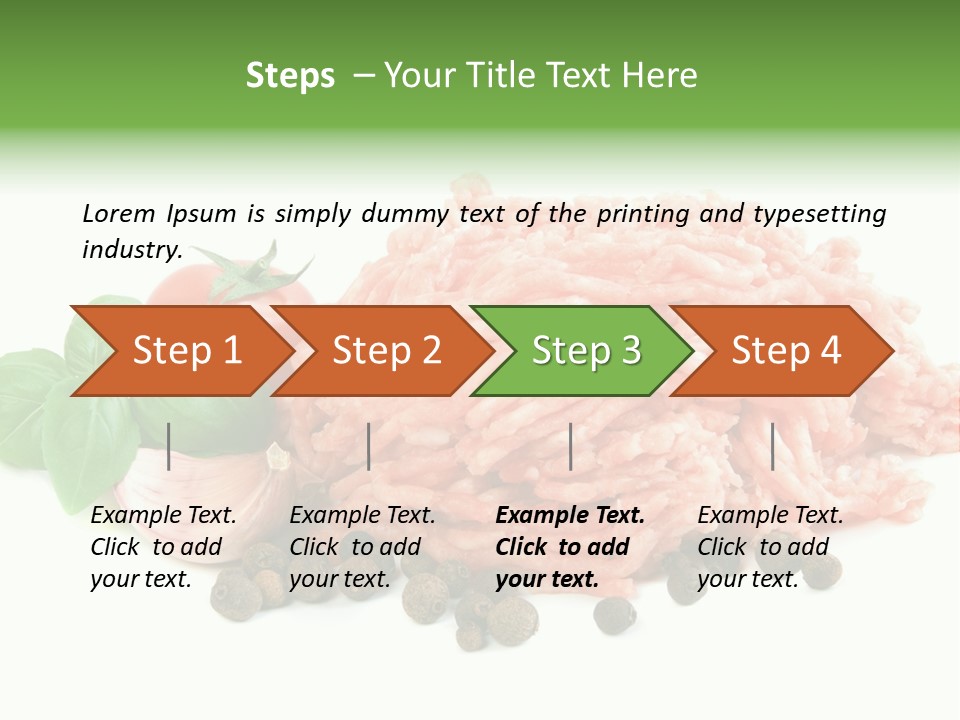 Minced Meat PowerPoint Template