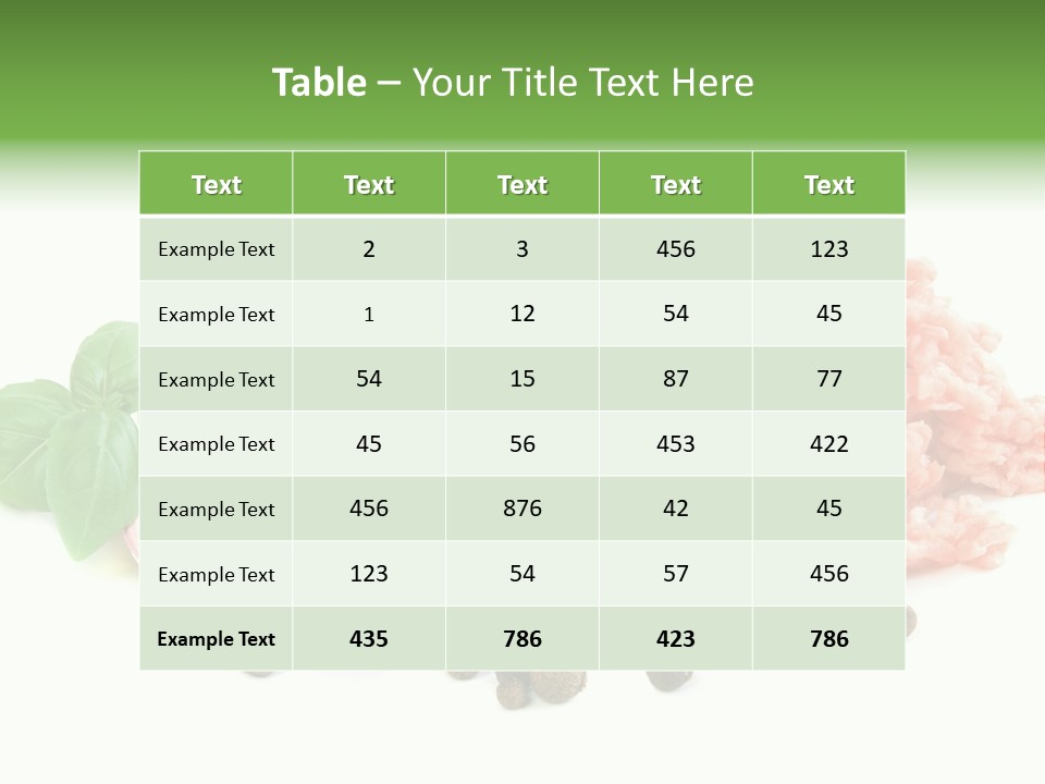 Minced Meat PowerPoint Template