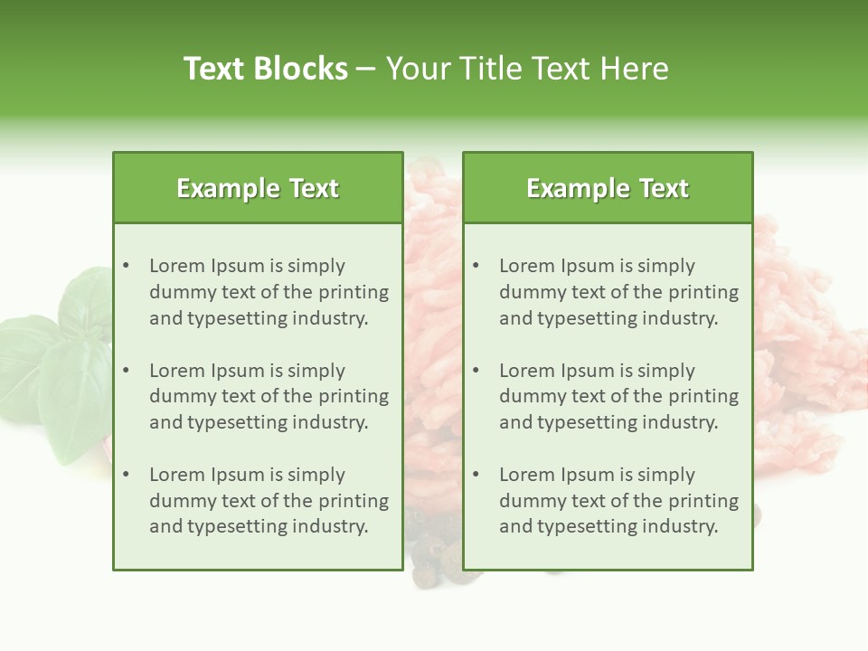 Minced Meat PowerPoint Template