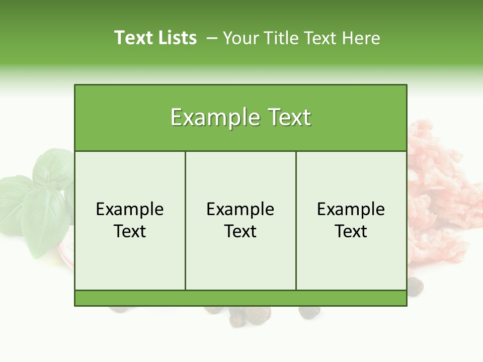 Minced Meat PowerPoint Template