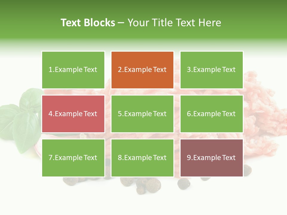 Minced Meat PowerPoint Template