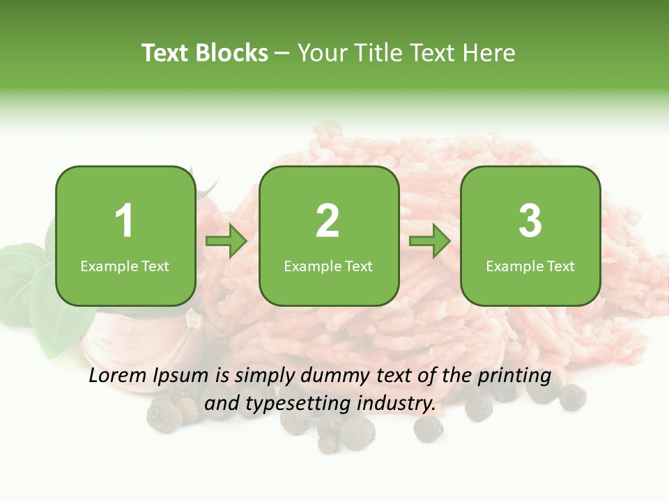 Minced Meat PowerPoint Template