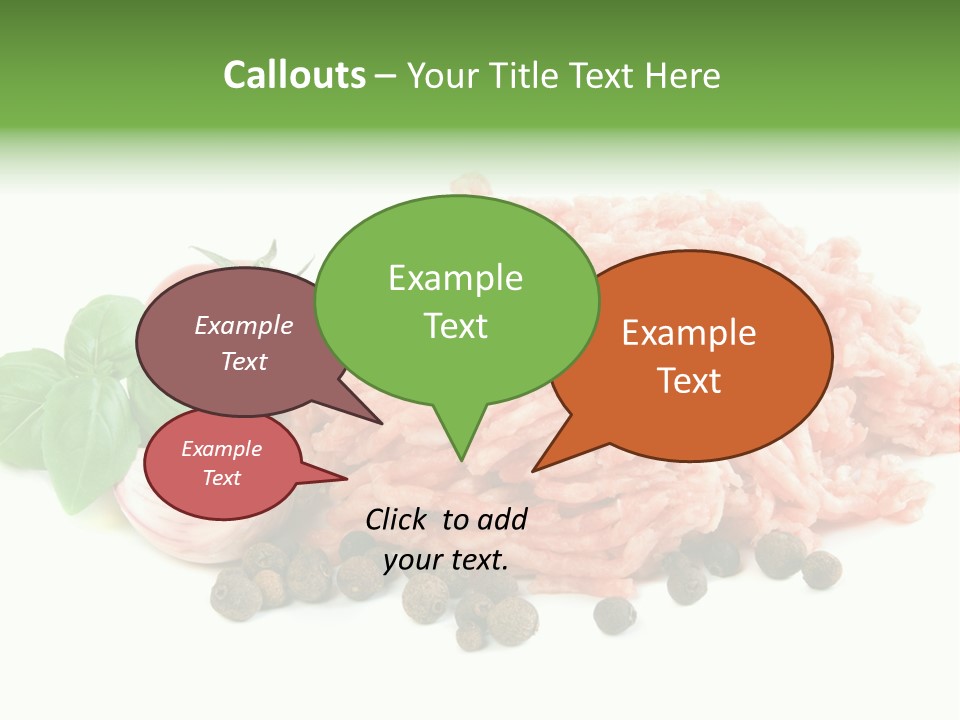 Minced Meat PowerPoint Template