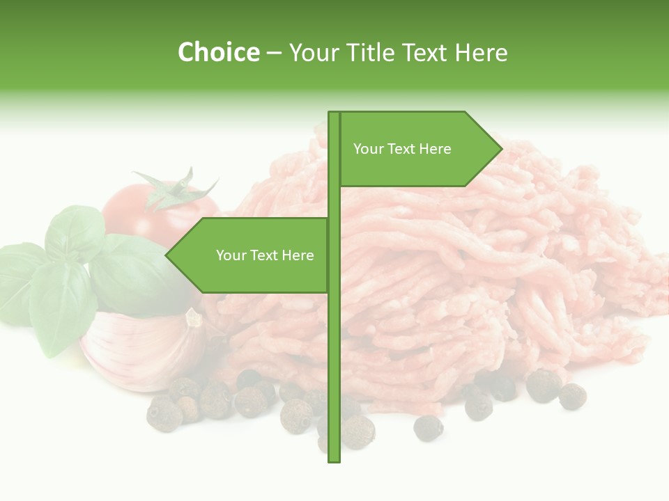 Minced Meat PowerPoint Template
