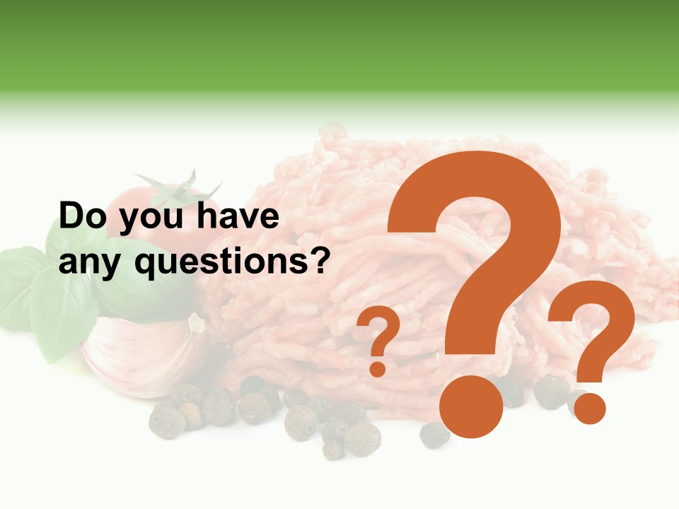 Minced Meat PowerPoint Template