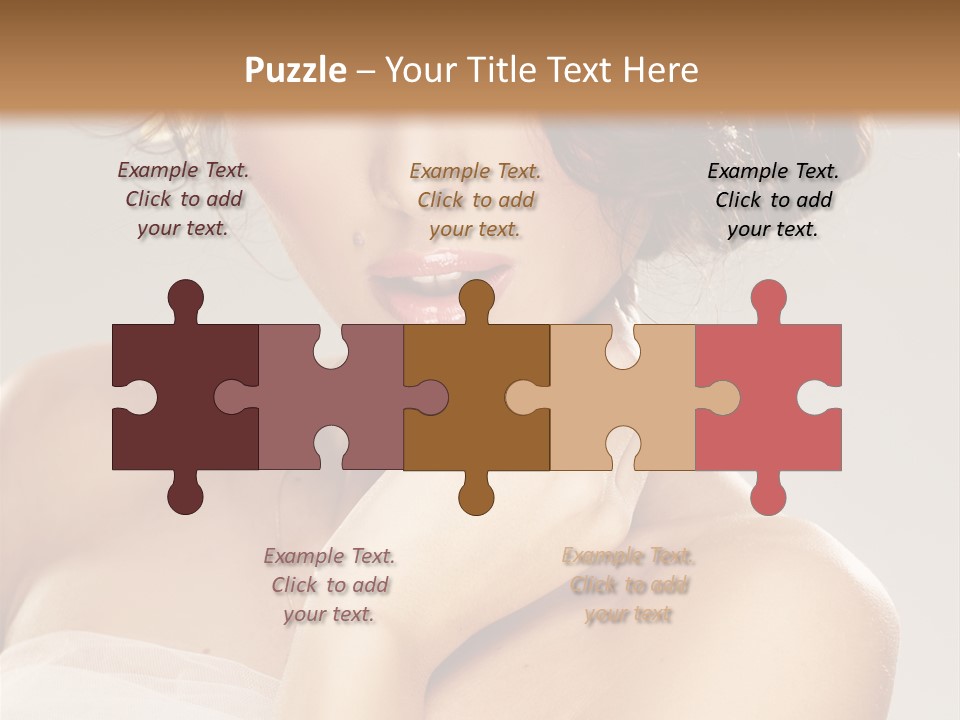 Wedding Make Up Asian PowerPoint Template