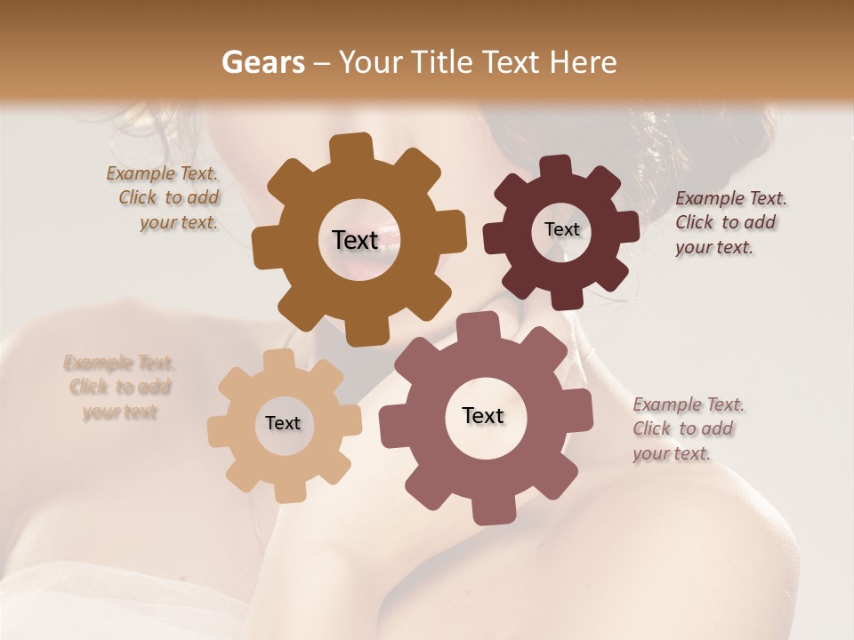 Wedding Make Up Asian PowerPoint Template