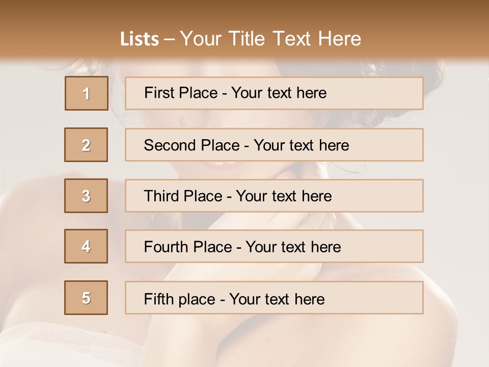 Wedding Make Up Asian PowerPoint Template