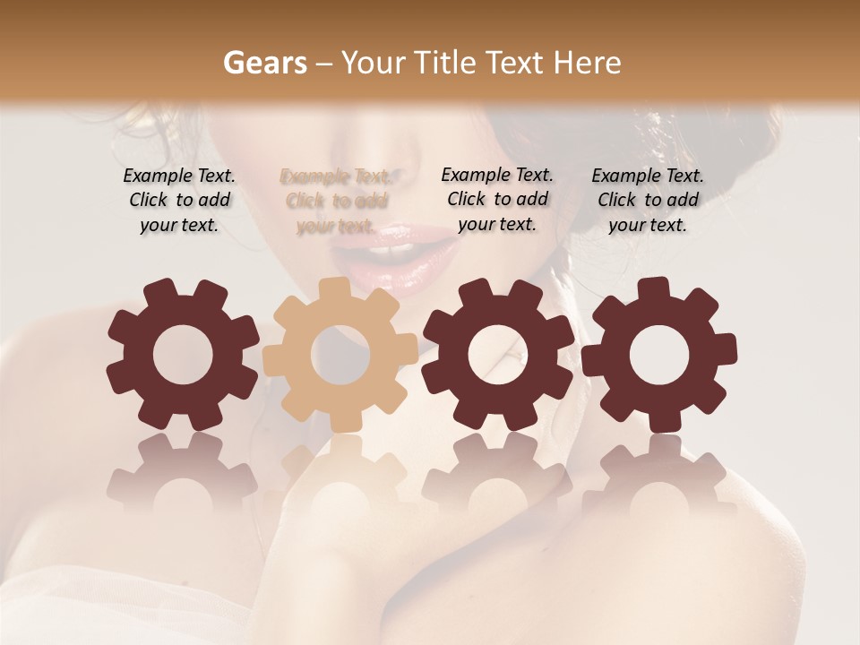 Wedding Make Up Asian PowerPoint Template