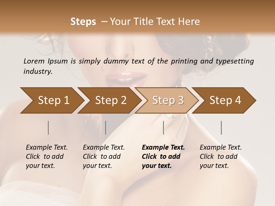 Wedding Make Up Asian PowerPoint Template