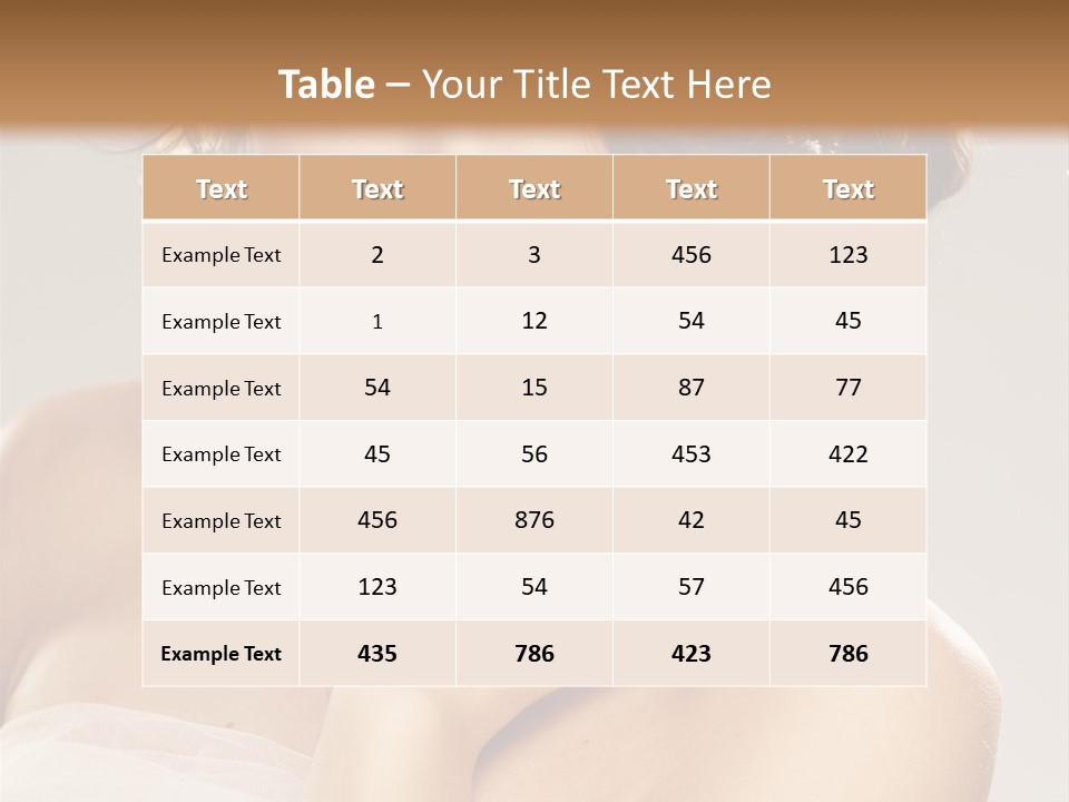 Wedding Make Up Asian PowerPoint Template