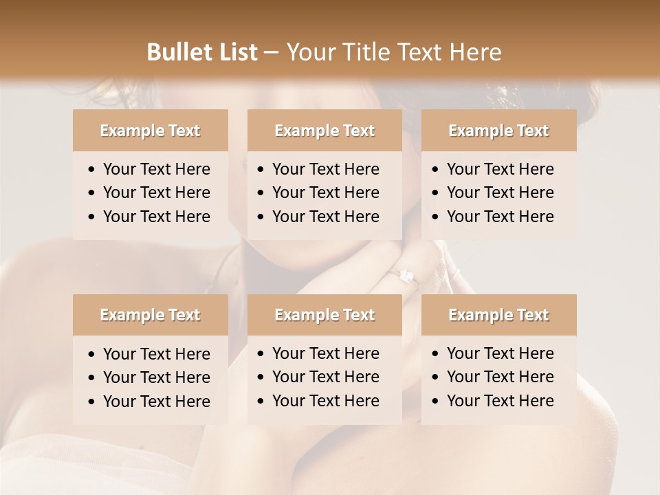 Wedding Make Up Asian PowerPoint Template