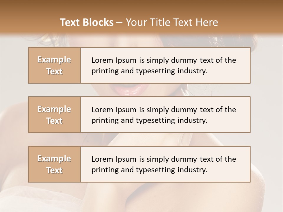 Wedding Make Up Asian PowerPoint Template