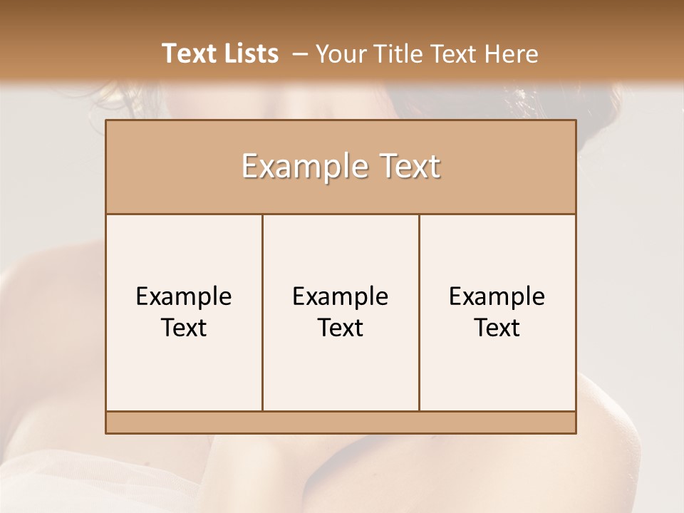 Wedding Make Up Asian PowerPoint Template