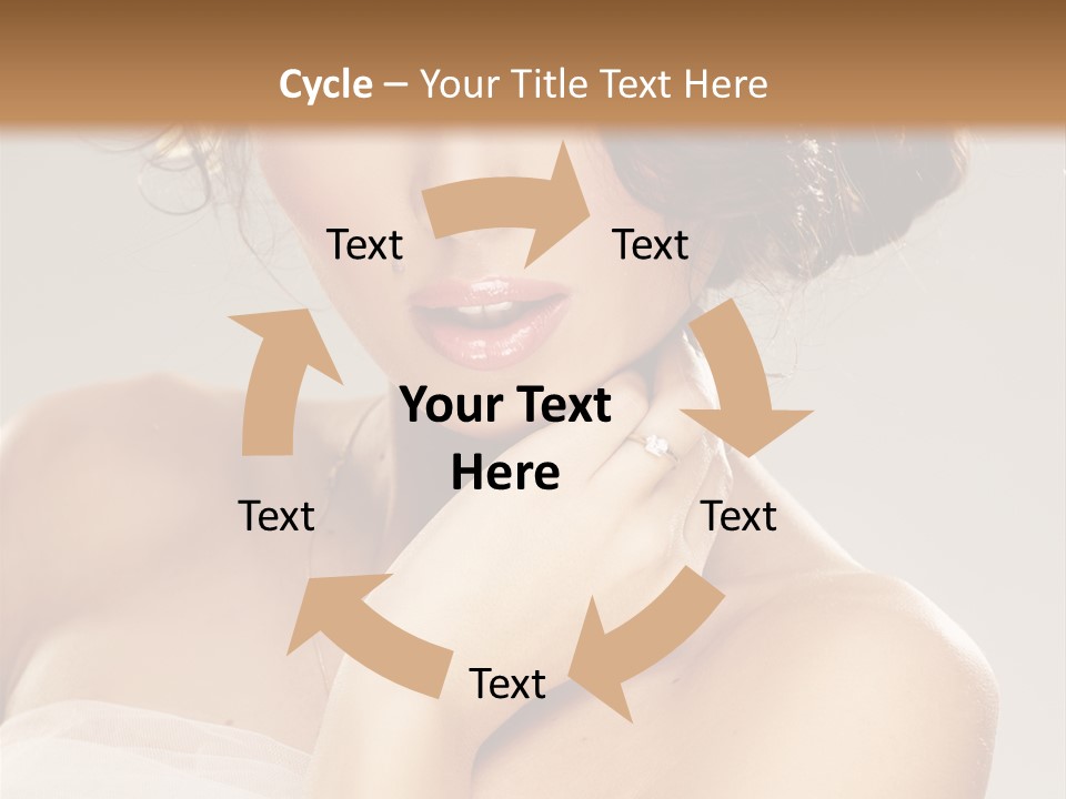 Wedding Make Up Asian PowerPoint Template