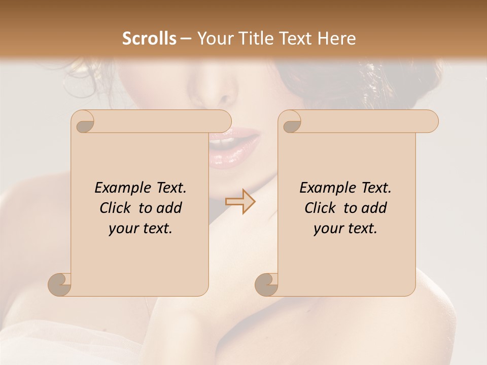 Wedding Make Up Asian PowerPoint Template