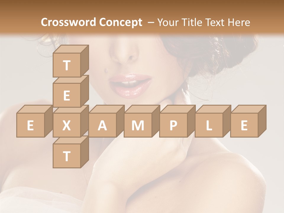 Wedding Make Up Asian PowerPoint Template