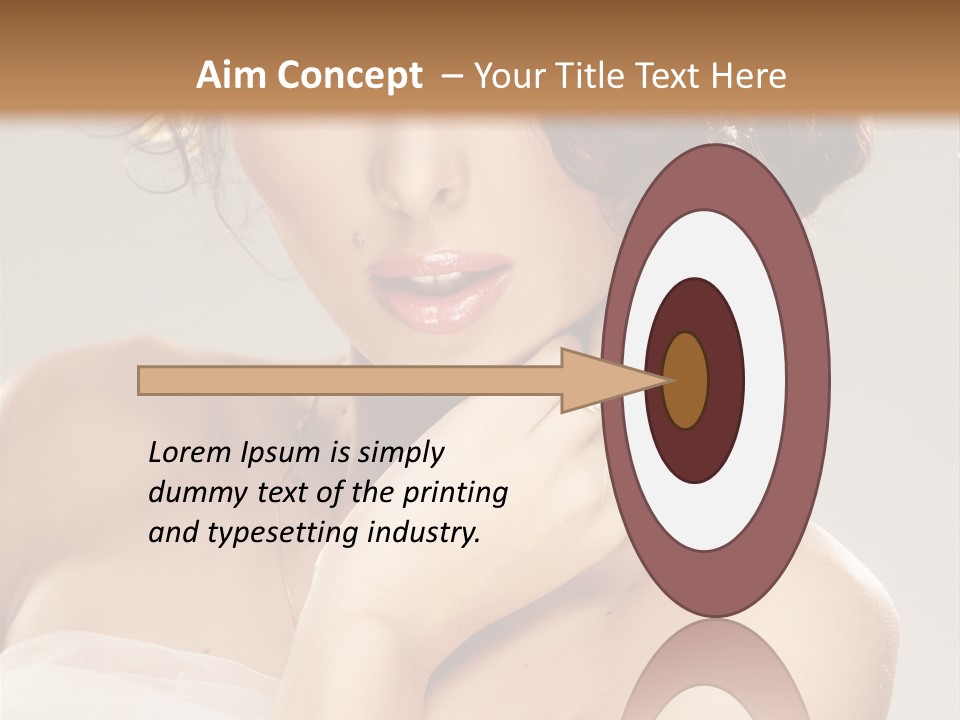 Wedding Make Up Asian PowerPoint Template