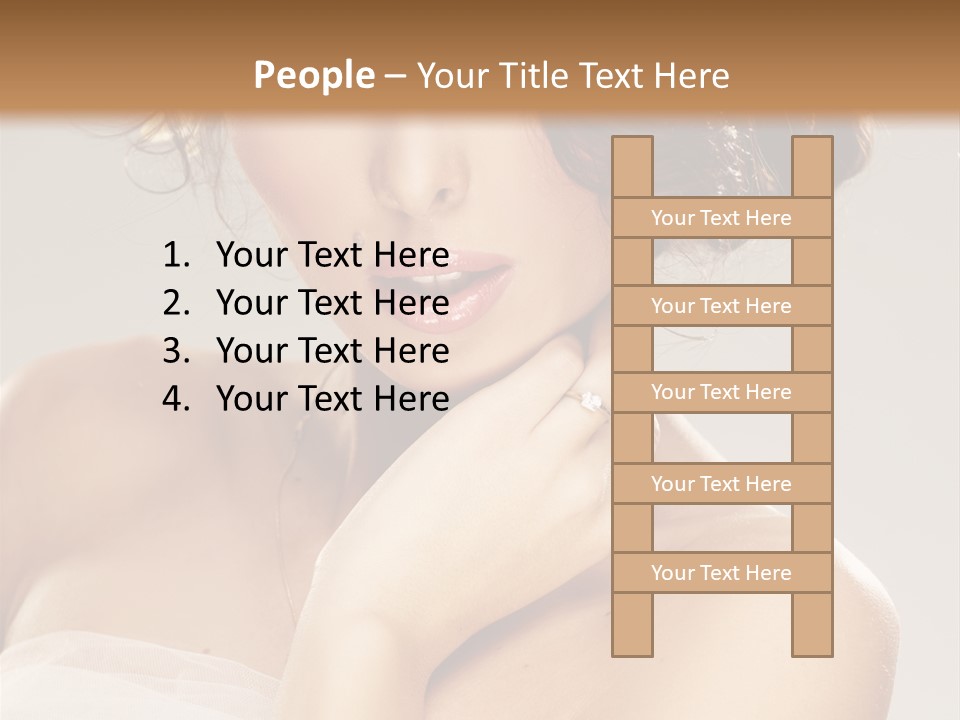 Wedding Make Up Asian PowerPoint Template