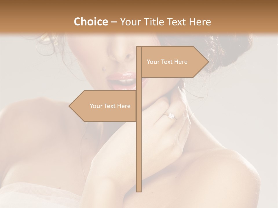 Wedding Make Up Asian PowerPoint Template