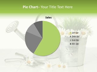 Flower Bucket PowerPoint Template