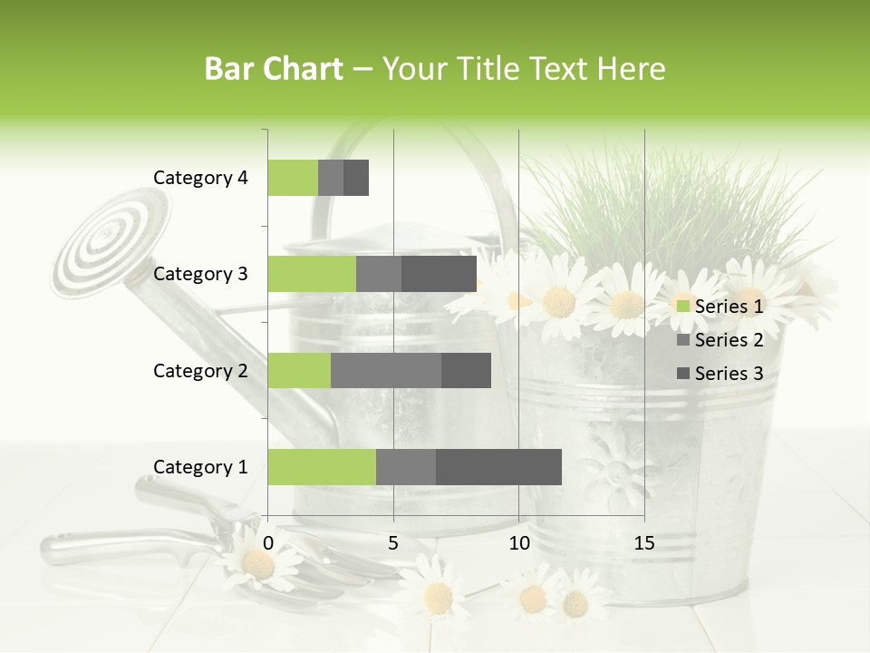Flower Bucket PowerPoint Template