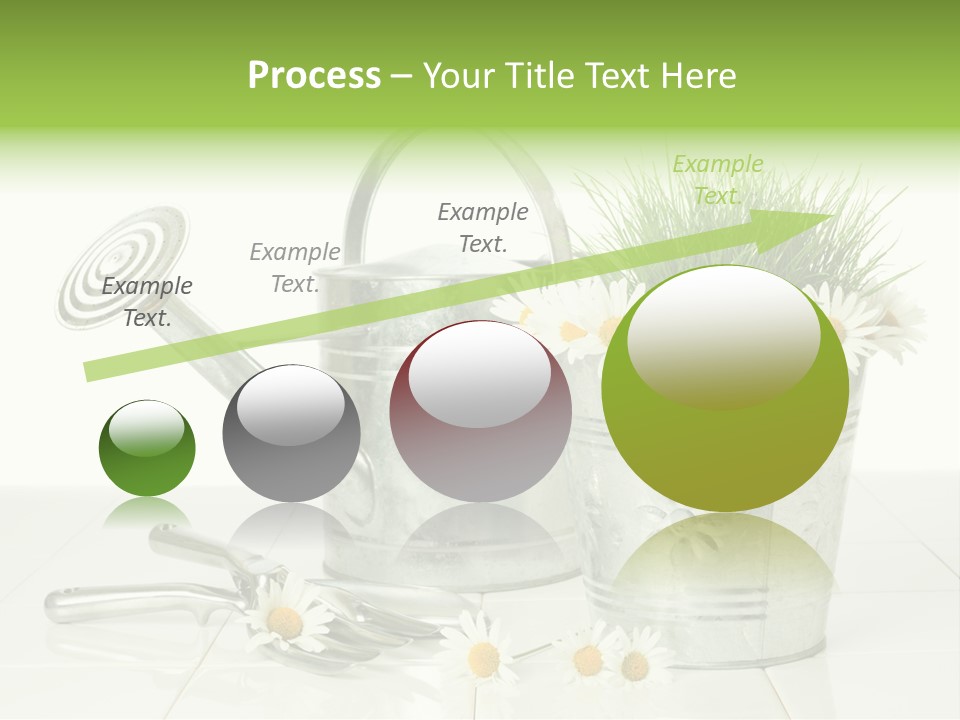 Flower Bucket PowerPoint Template