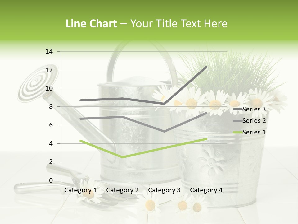 Flower Bucket PowerPoint Template