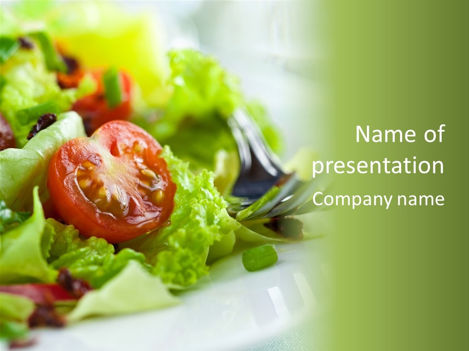 Raw Food PowerPoint Template