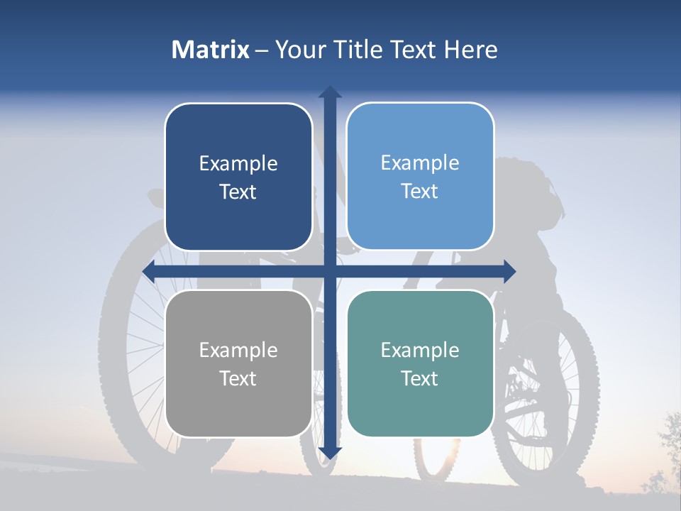 Cycle Route PowerPoint Template
