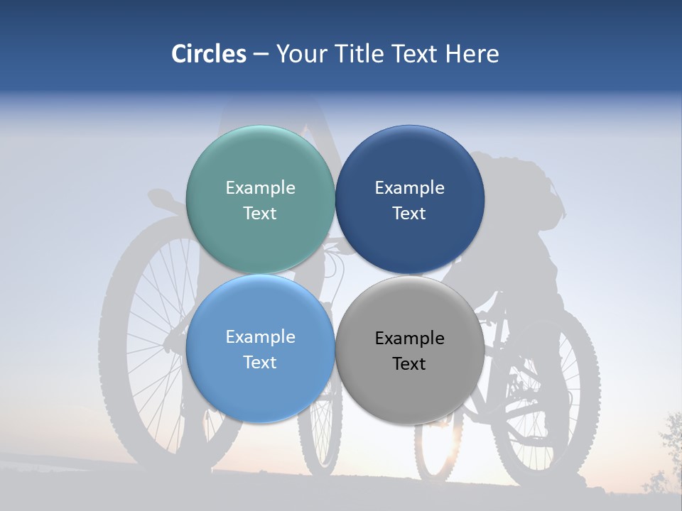 Cycle Route PowerPoint Template